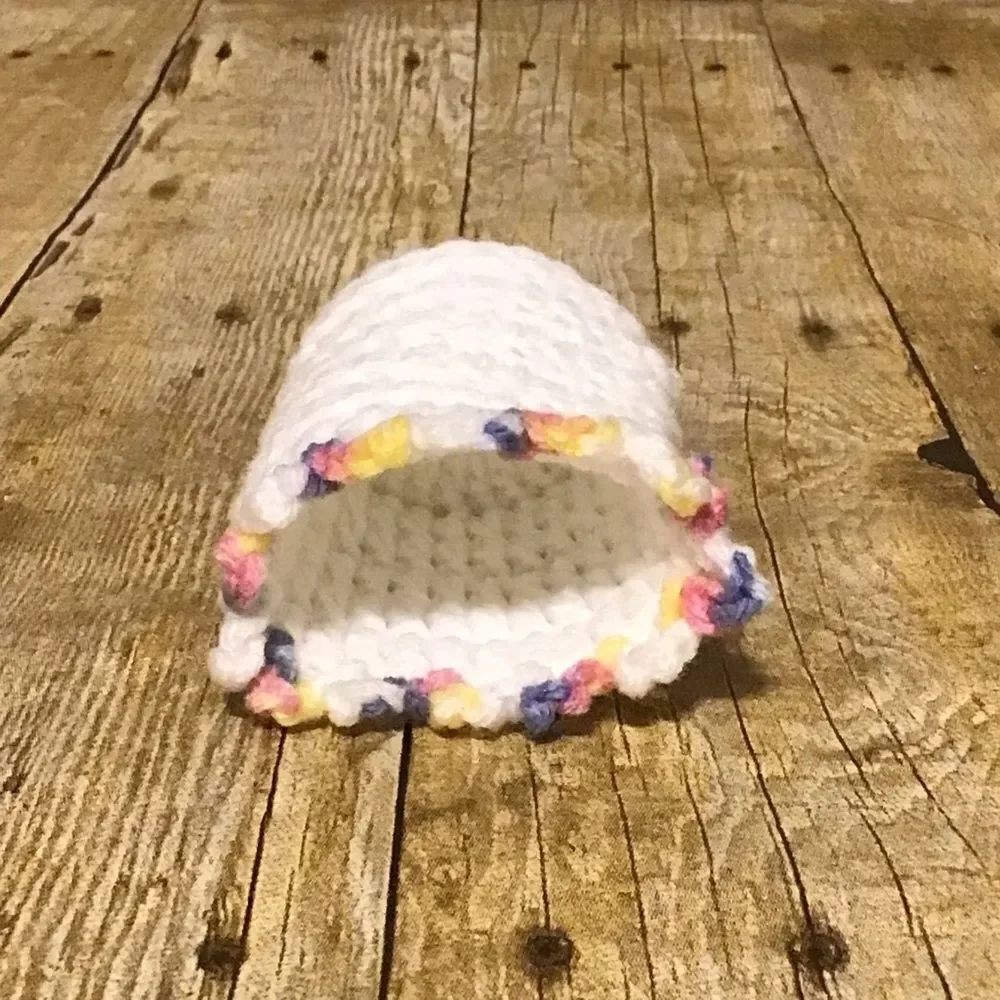 Handmade Crochet‎ Infant Carrier Blanket + Bottle Cover